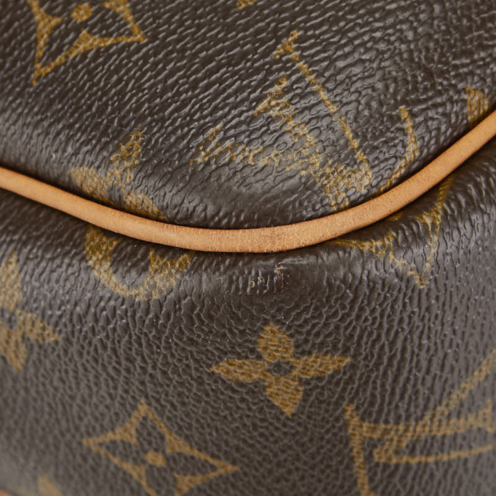 LOUIS VUITTON Authentic Brown Monogram Leather Shoulder Bag - Picture 7 of 15